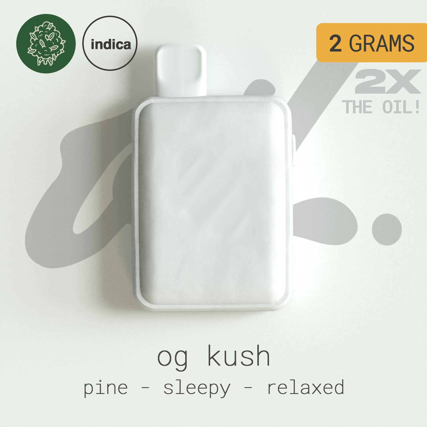 Craft Concentrates - OG Kush - AIO 'Tugboat' (2g) - by Oil® - 1