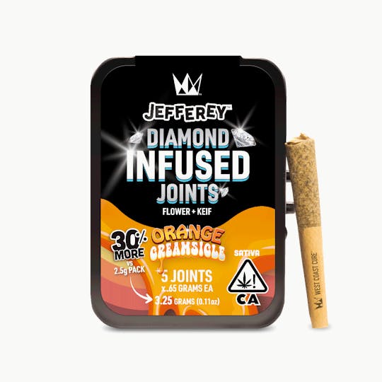 West Coast Cure - Orange Creamsicle - Jefferey Infused Joint .65g 5 Pack - 1
