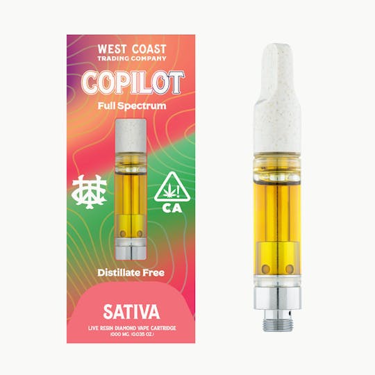 West Coast Trading Company - Copilot | Tropicanna Banana | Live Resin Diamond Vape Cartridge | 1g - 1