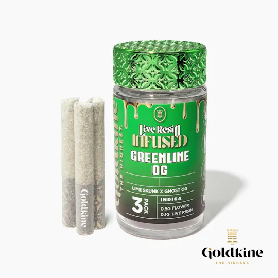 Goldkine - Goldkine 3-Pack Infused | Greenline OG - 1