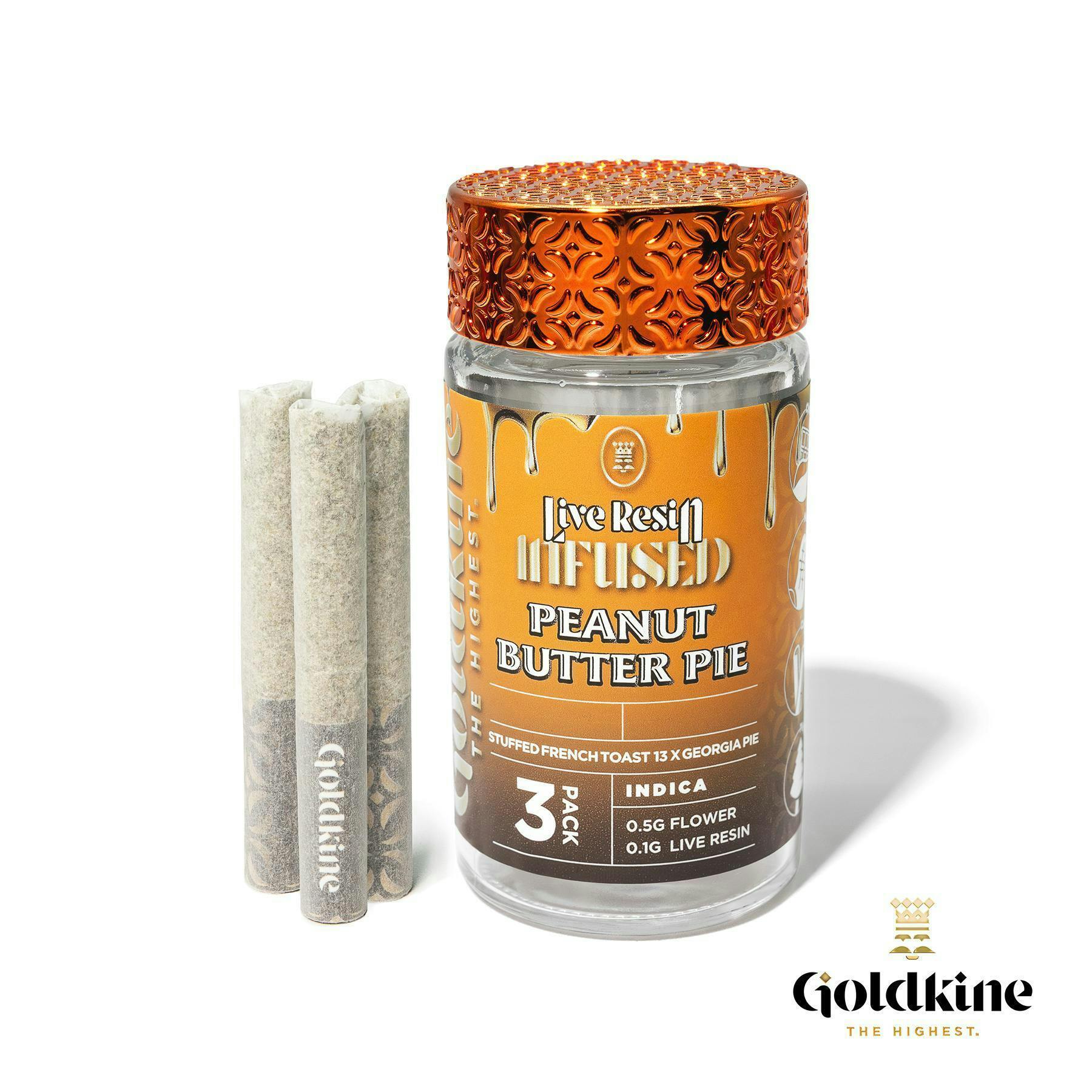Goldkine - Goldkine 3-Pack Infused | Peanut Butter Pie - 1