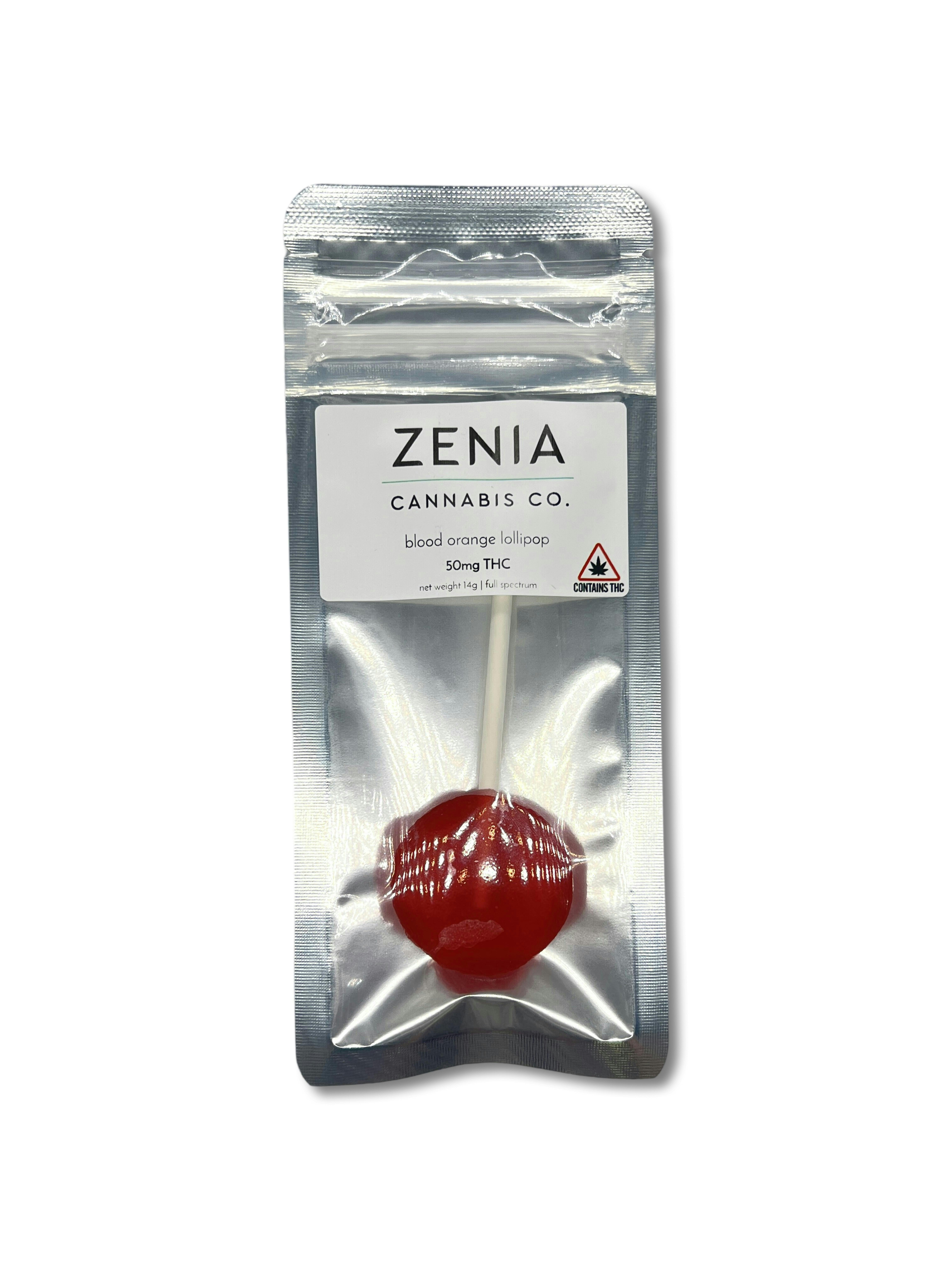 Indico - Blood Orange 50mg Lollipop - Zenia - 1