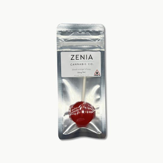 Indico - Blood Orange 50mg Lollipop - Zenia - 1