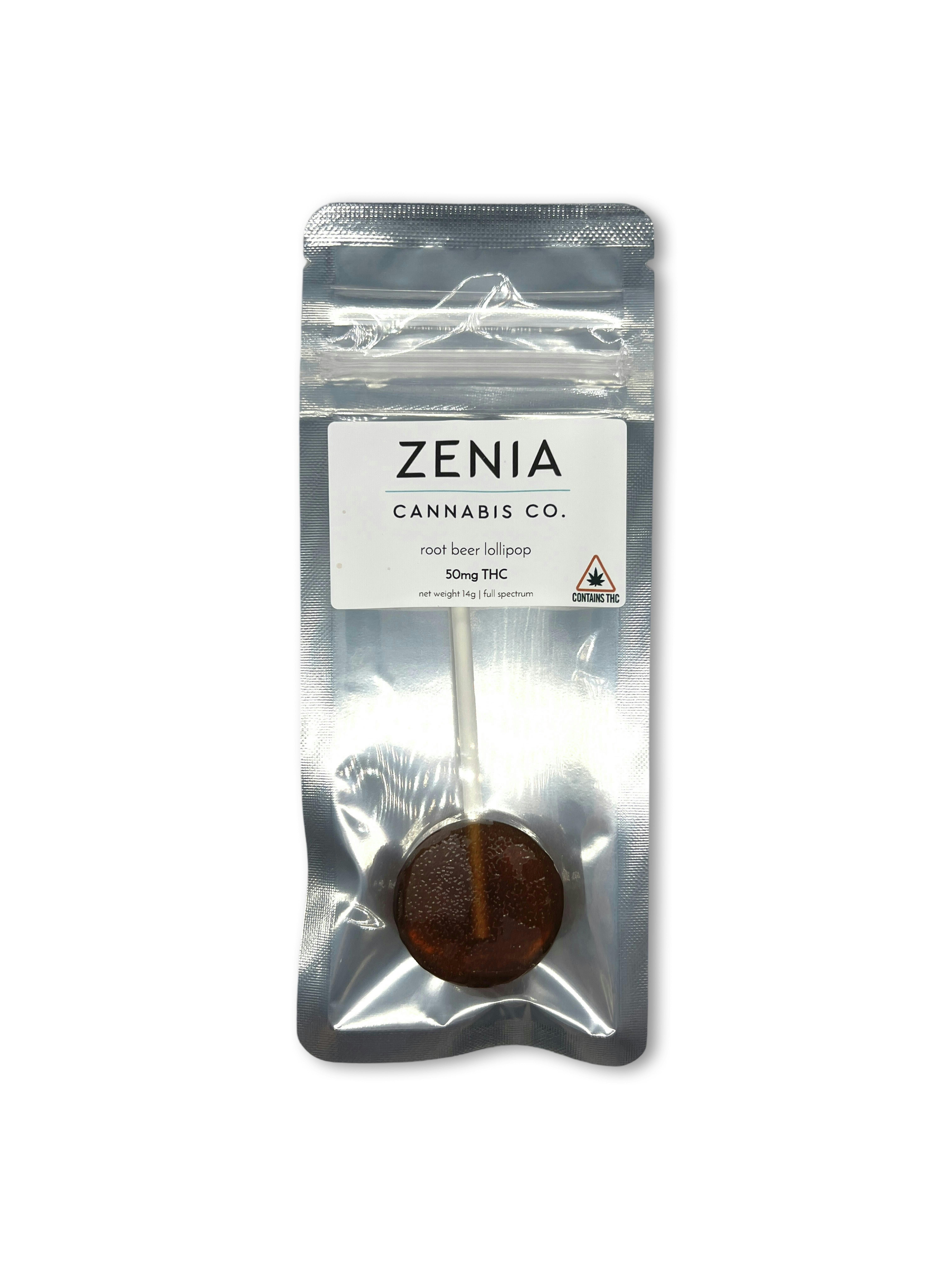 Indico - Root Beer 50mg Lollipop - Zenia - 1