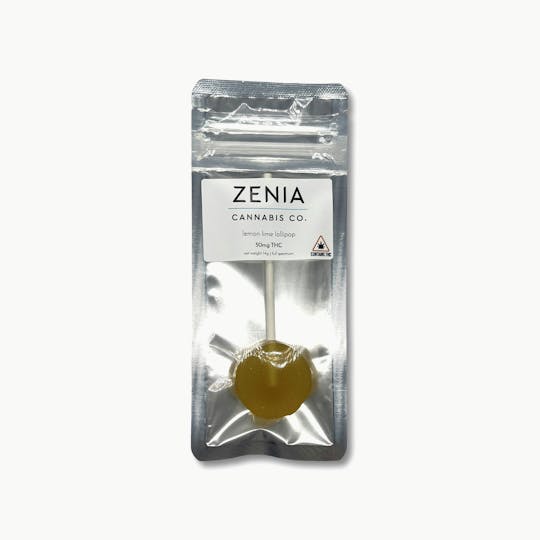 Indico - Lemon Lime 50mg Lollipop - Zenia - 1