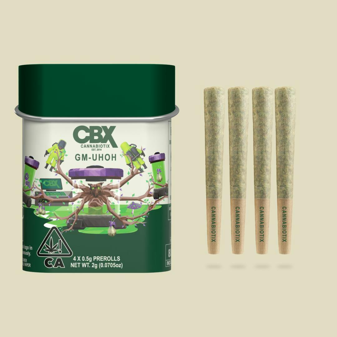 Cannabiotix - GM-UHOH Preroll 4 Pack [2g total] - 1