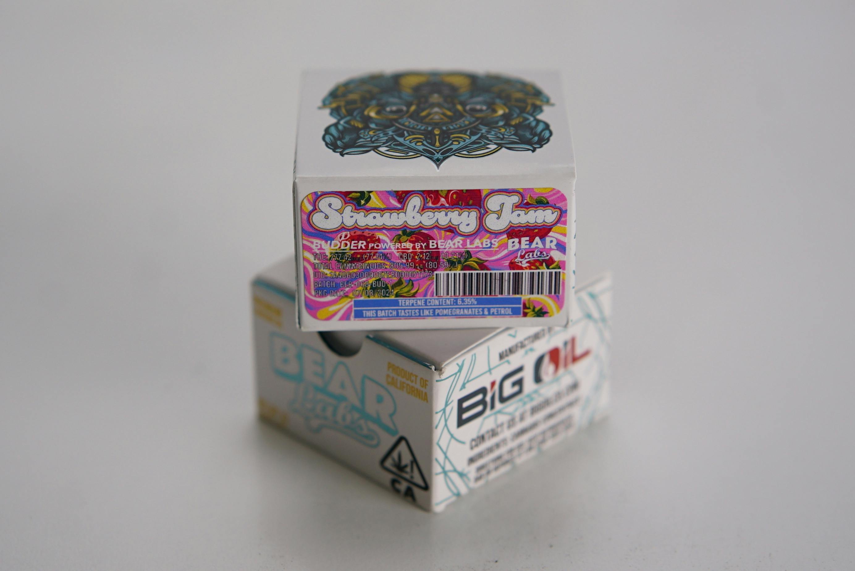 Bear Labs - BEAR Labs - Strawberry Jam - Tier 2 Live Resin Budder - 1