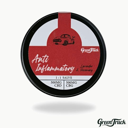 Green Truck - Anti- Inflammatory Salve - (500 MG CBD/500 MG CBG) - 1
