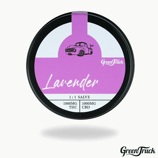 Green Truck - 1:1 Salve - Lavender (1000MG THC/ 1000MG CBD) - 1