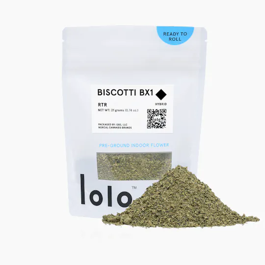 lolo - lolo | Biscotti Bx1 | Indoor Ready To Roll | 21g - 1