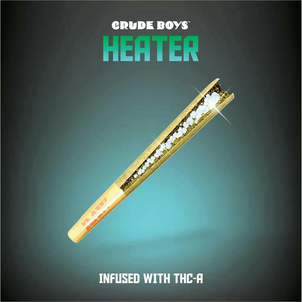 Crude Boys Concentrates - Crude Boys Concentrates | Golden Ticket Heater | Infused Joint | 1.2g - 1