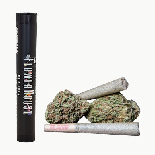 FlowerHouse New York - Frosted Grapes 0.5g Infused Prerolls 2pk - 1