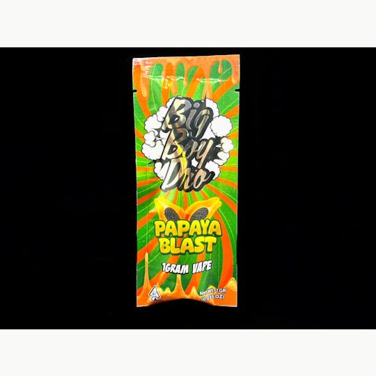 Big Boy Dro - Papaya Blast 1g AIO Vape - 1