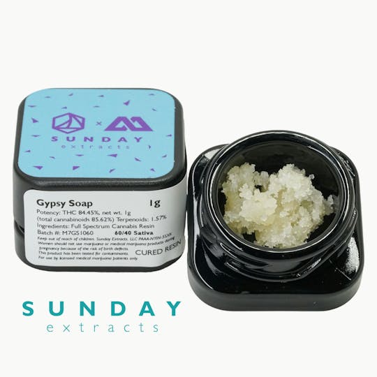Sunday Extracts - 1g Concentrate Gypsy Soap - 1