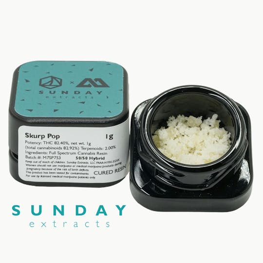 Sunday Extracts - 1g Concentrate Skurp Pop - 1