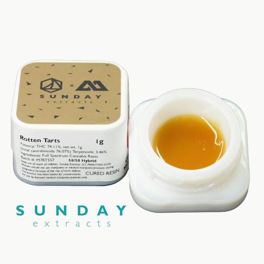 Sunday Extracts - 1g Concentrate Rotten Tarts - 1