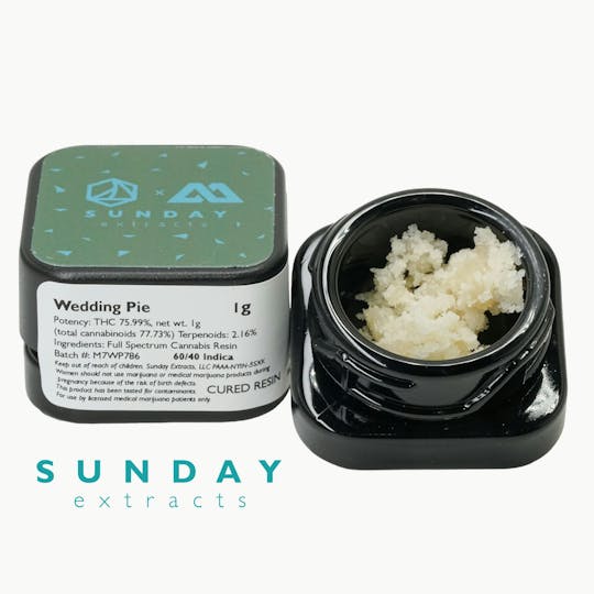 Sunday Extracts - 1g Concentrate Wedding Pie - 1