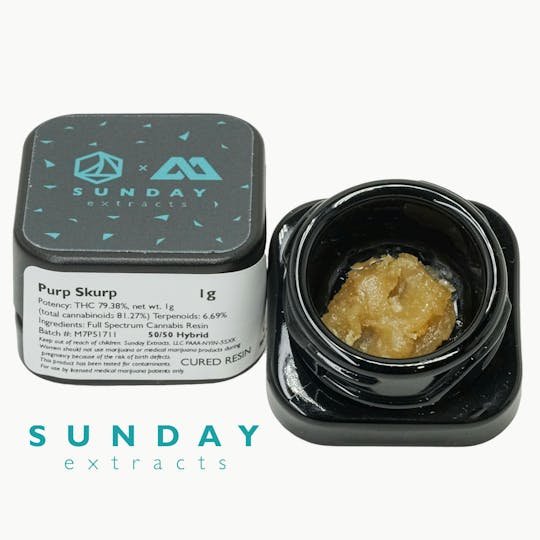 Sunday Extracts - 1g Concentrate Purp Skurp - 1