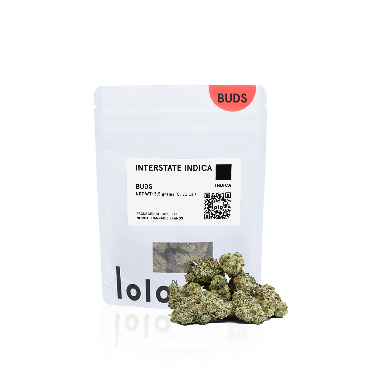 lolo - lolo | Interstate Indica | Indoor Buds | 3.5g - 1