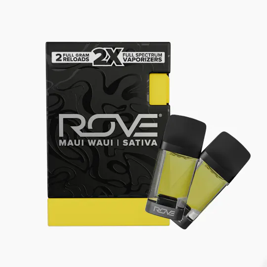 ROVE - Maui Waui | 2g Melted Diamond Live Resin Vaporizer | 2x 1g (Reload) - 1