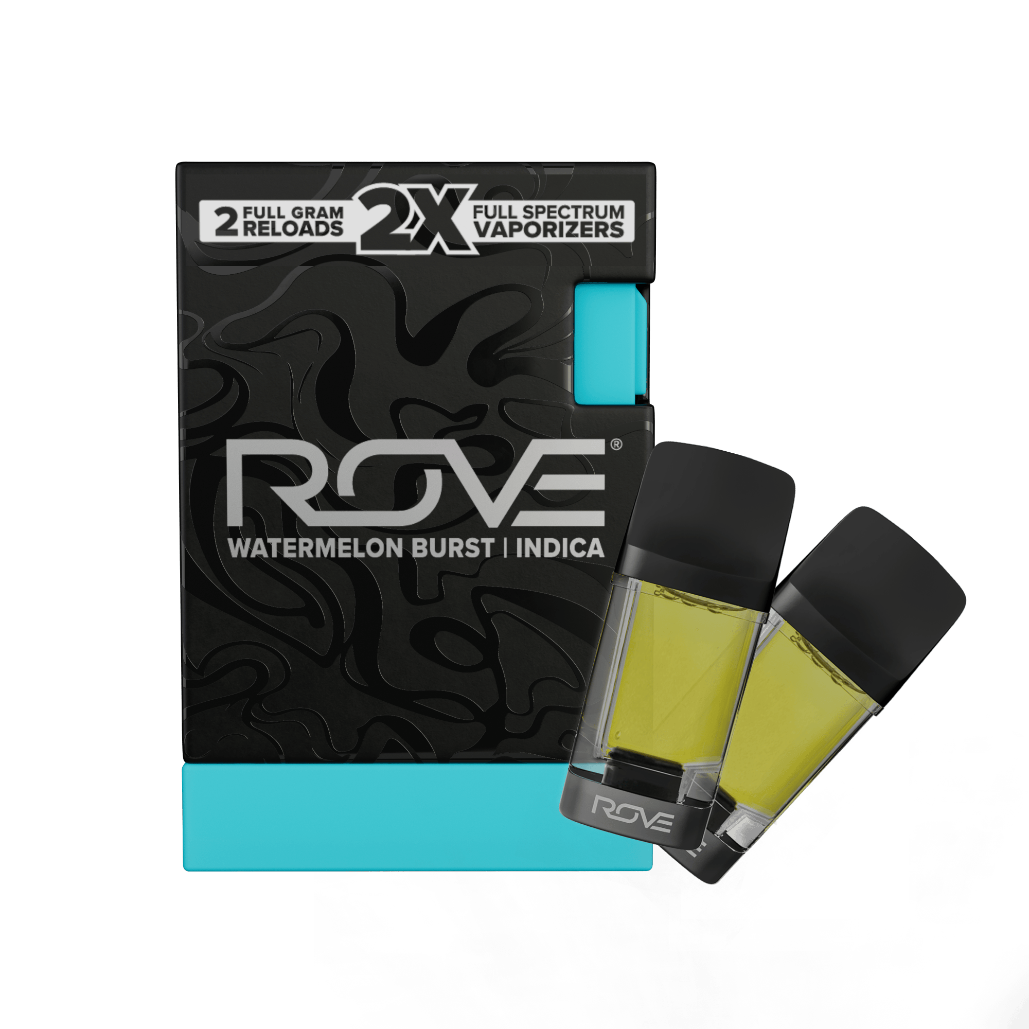 ROVE - Watermelon Burst | 2g Melted Diamond Live Resin Vape | 2x 1g (Reload) - 1