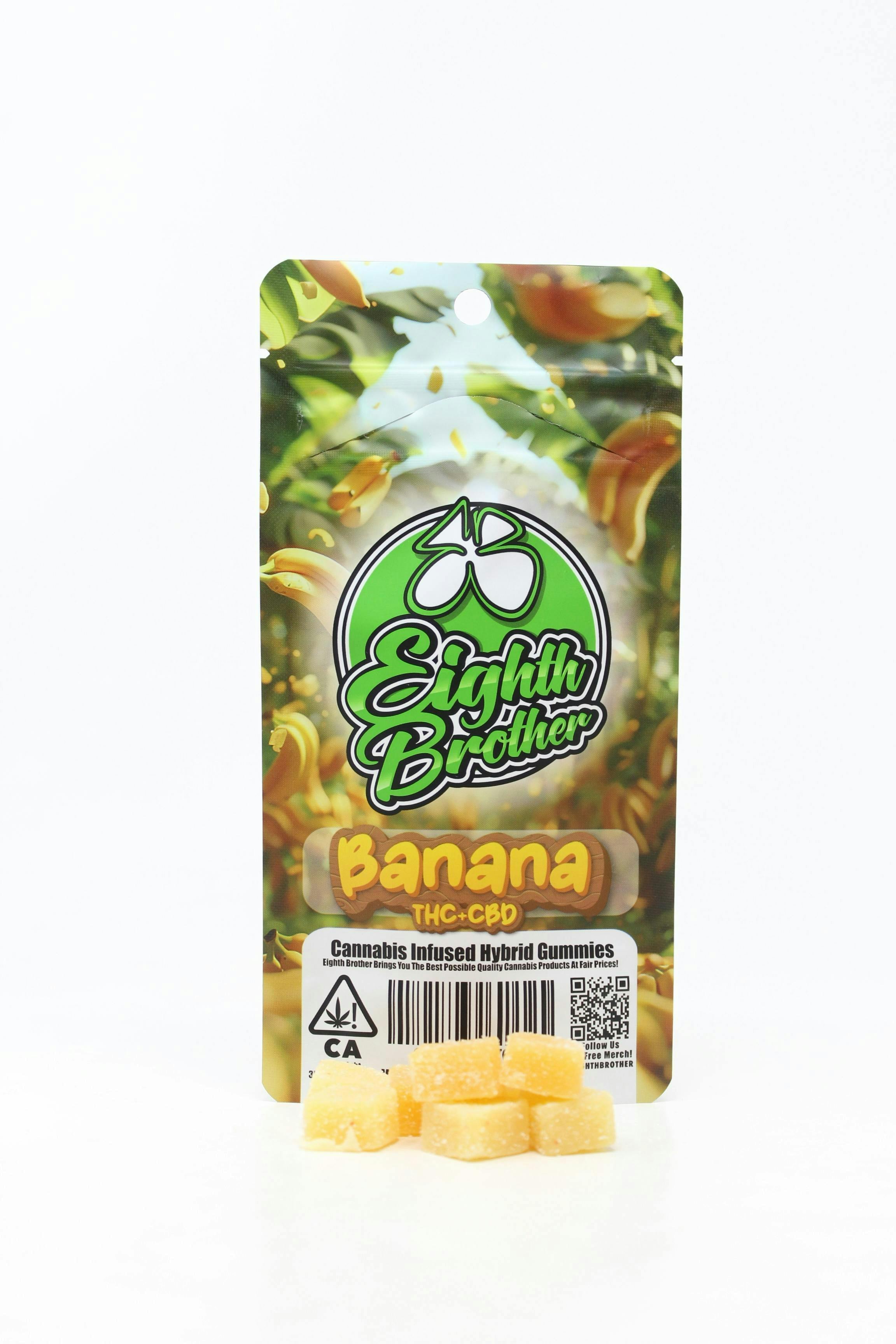 Eighth Brother - Eighth Brother | Banana | Gummies | THC:CBD 100 mg | 10ct - 1