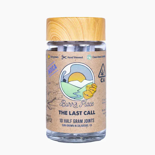 Burr's Place - Burr’s Place | The Last Call | Indica Blend Joints | 0.5g each | 10pk - 1