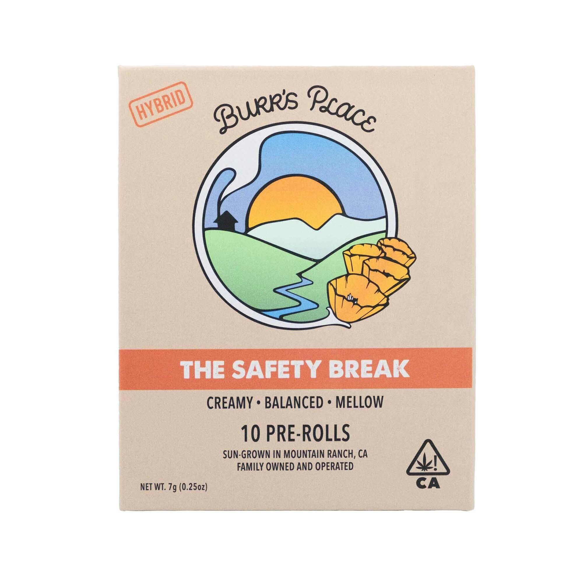 Burr's Place - The Safety Break | Joints | 0.7g each | 10pk - 1
