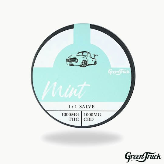 Green Truck - 1:1 THC/CBD Salve - Mint (200MG) (AU) - 1