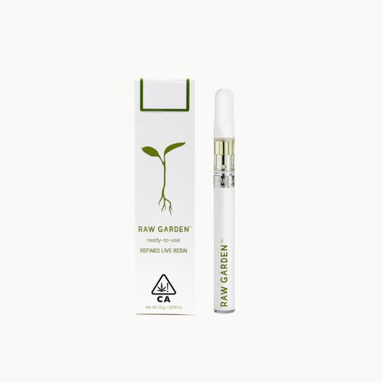 Raw Garden - Banana Cream OG 0.5G Ready-to-Use Refined Live Resin™ Pen - 1