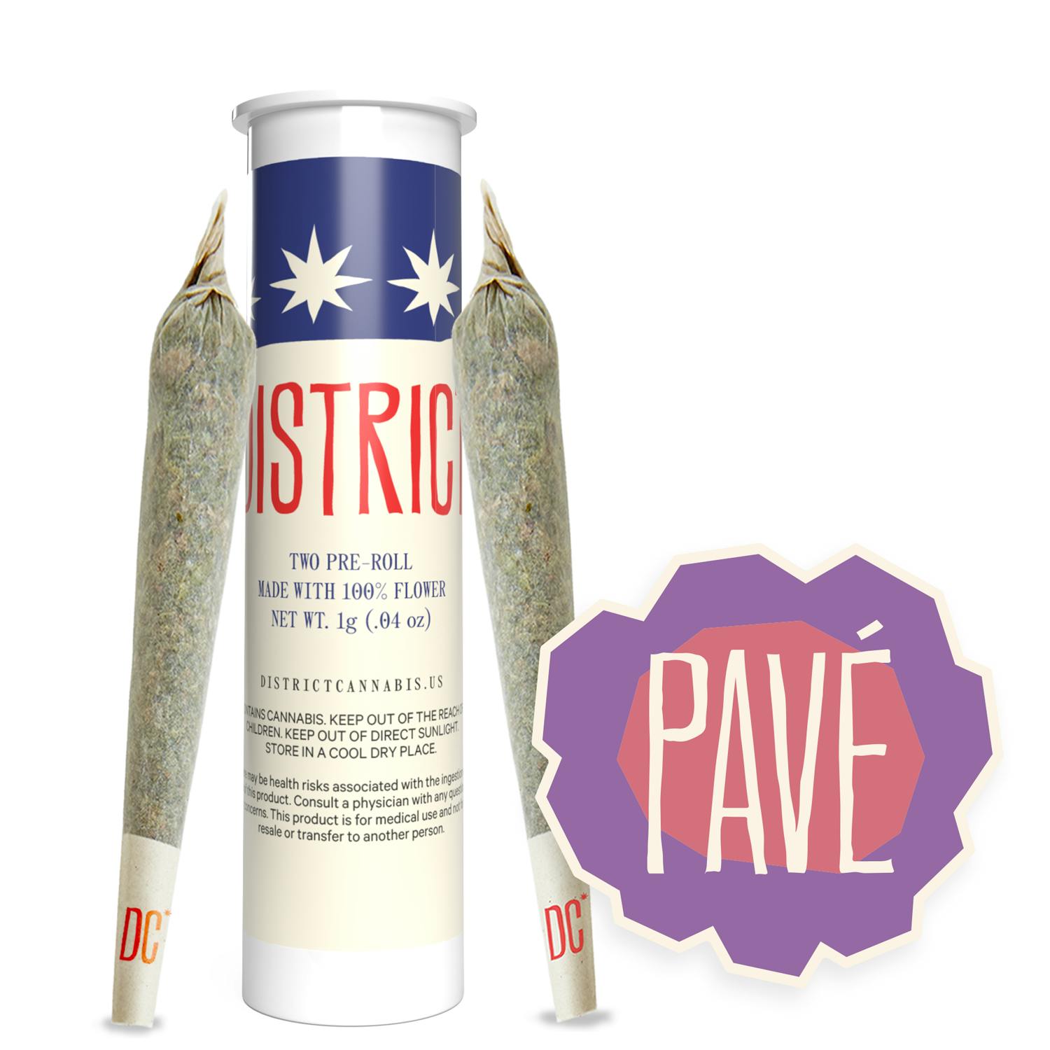 District Cannabis - Pave Pre-Roll Pack 2ct - 1