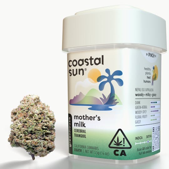 Coastal Sun - Mother's Milk Greenhouse Flower 3.5g - 1
