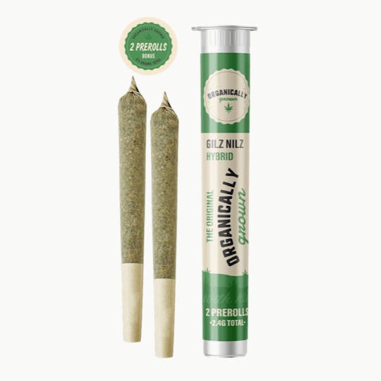 Grassfire - Gilz Nilz OG (2 x 1.2 gram) Flower Pre Rolls - 2.4g - 1