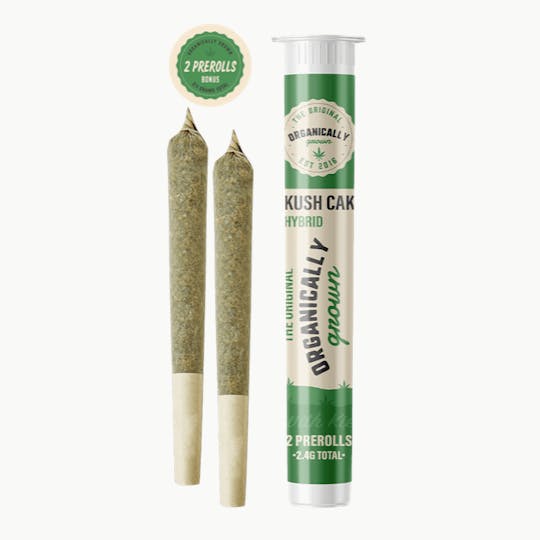 Grassfire - Kush Cake OG (2 x 1.2 gram) Flower Pre Rolls - 2.4g - 1