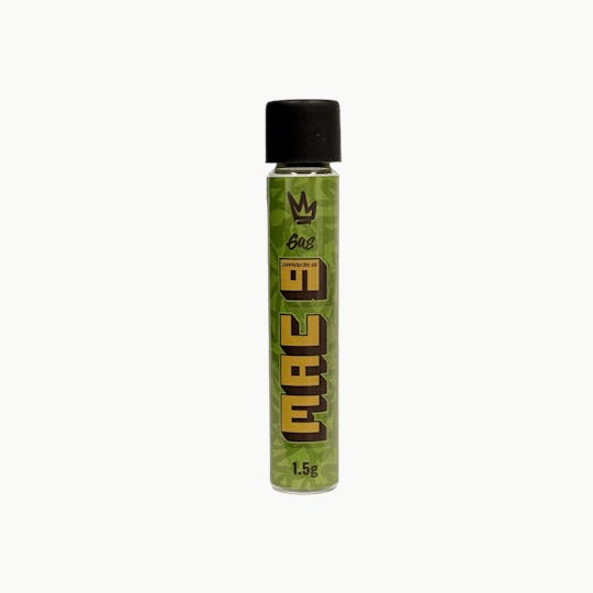 Grassfire - MAC 9 GAS Full Flower Infused Pre-roll (Glass Tube) - 1.5g - 1