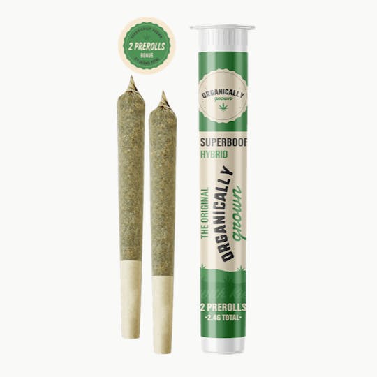 Grassfire - Superboof OG (2 x 1.2 gram) Flower Pre Rolls - 2.4g - 1