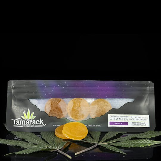 Tamarack Cannabis - 1:1 THC:CBD Regular Strength Honey Lemon Night Gummies - 1