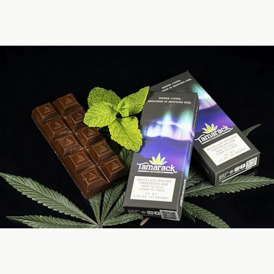 Tamarack Cannabis - THC Mint Dark Chocolate Bar - 1