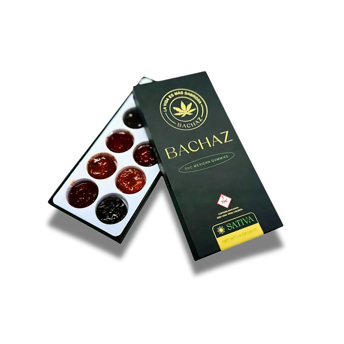 Bachaz - Sativa | Tamarindo Chamoy | Assorted Gummies | 100mg | 10ct | 10mg/ea - 1