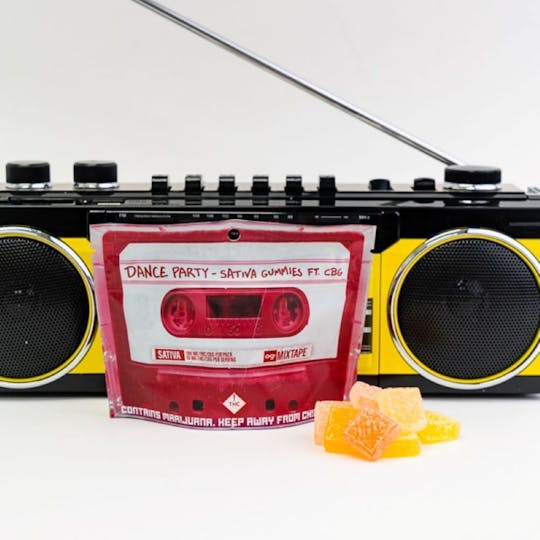 og Mixtape - Dance Party - Sativa Gummies Ft. CBG (100mg) - 1