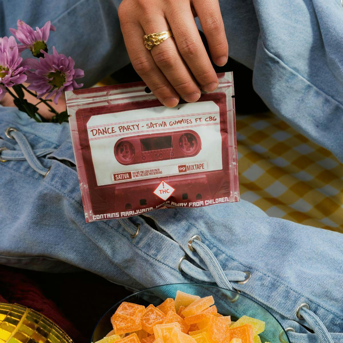 og Mixtape - Dance Party - Sativa Gummies Ft. CBG (100mg) - 1
