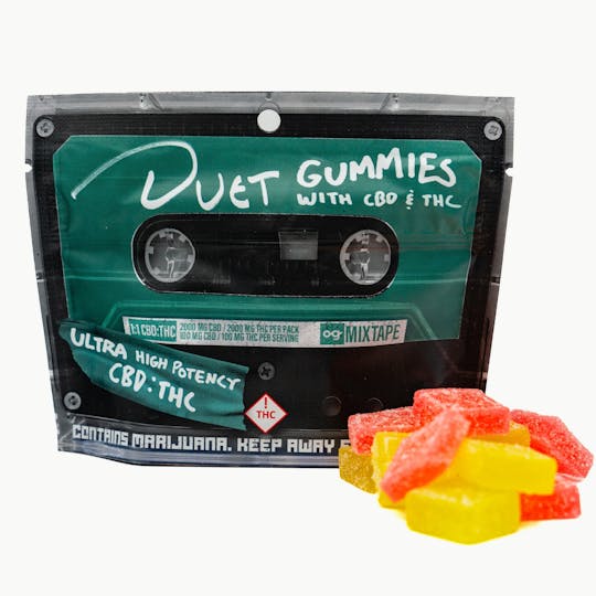 og Mixtape - Duet Gummies with CBD & THC (1:1 - 2000mg) - 1