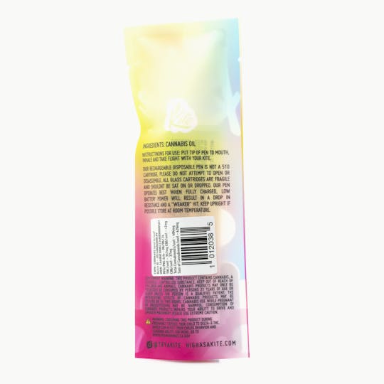 Kite - Dark Rainbow Live Rosin Disposable Vape - 0.5g - 1