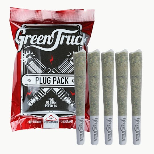 Green Truck - The Plug Pack - Tricho Jordan - 5pk .5g Prerolls - 1