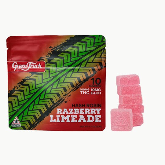 Green Truck - Green Truck - Razberry Limeade Hash Rosin Gummies - 1