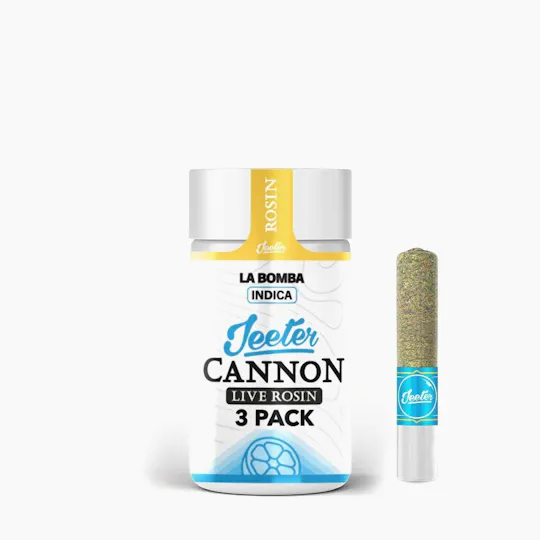Jeeter - Jeeter | La Bomba | Live Rosin Cannons | Infused Minis | 0.5g each | 3pk - 1