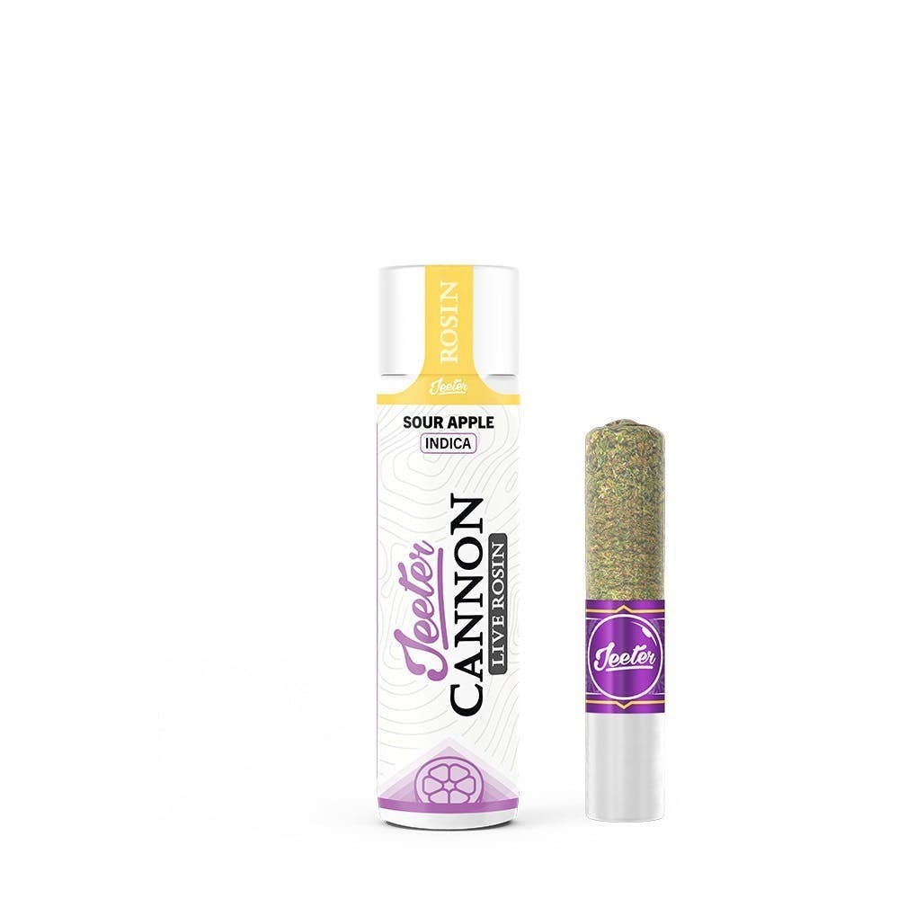 Jeeter - Jeeter | Sour Apple | Live Rosin Cannon | Infused Joint | 1.3g - 1