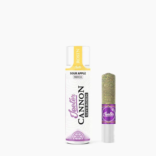 Jeeter - Jeeter | Sour Apple | Live Rosin Cannon | Infused Joint | 1.3g - 1