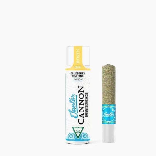 Jeeter - Jeeter | Blueberry Muffins | Live Rosin Cannon | Infused Joint | 1.3g - 1