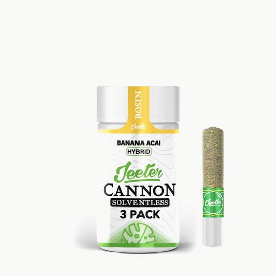 Jeeter - Jeeter Cannon Live Rosin - 3 Pack - Banana Acai - 1
